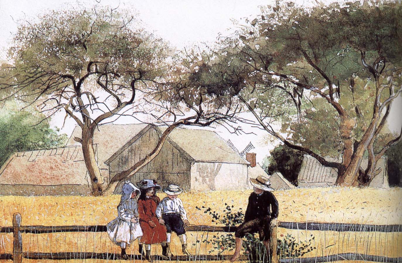 Winslow Homer Children on the wall